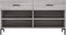 vidaXL - Schoenenbank - 102x35x55 - cm - bewerkt - hout - grijs - sonoma - eikenkleur