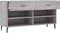 vidaXL - Schoenenbank - 102x35x55 - cm - bewerkt - hout - grijs - sonoma - eikenkleur