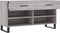 vidaXL - Schoenenbank - 102x35x55 - cm - bewerkt - hout - grijs - sonoma - eikenkleur