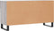 vidaXL - Schoenenbank - 102x35x55 - cm - bewerkt - hout - grijs - sonoma - eikenkleur
