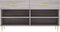 vidaXL - Schoenenbank - 102x35x55 - cm - bewerkt - hout - grijs - sonoma - eikenkleur