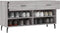 vidaXL - Schoenenbank - 102x35x55 - cm - bewerkt - hout - grijs - sonoma - eikenkleur