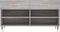 vidaXL - Schoenenbank - 102x35x55 - cm - bewerkt - hout - grijs - sonoma - eikenkleur
