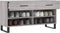 vidaXL - Schoenenbank - 102x35x55 - cm - bewerkt - hout - grijs - sonoma - eikenkleur