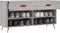 vidaXL - Schoenenbank - 102x35x55 - cm - bewerkt - hout - grijs - sonoma - eikenkleur