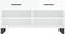vidaXL - Schoenenbank - 102x35x55 - cm - bewerkt - hout - hoogglans - wit