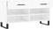 vidaXL - Schoenenbank - 102x35x55 - cm - bewerkt - hout - hoogglans - wit