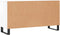 vidaXL - Schoenenbank - 102x35x55 - cm - bewerkt - hout - hoogglans - wit
