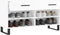 vidaXL - Schoenenbank - 102x35x55 - cm - bewerkt - hout - hoogglans - wit