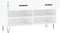 vidaXL - Schoenenbank - 102x35x55 - cm - bewerkt - hout - hoogglans - wit