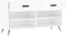 vidaXL - Schoenenbank - 102x35x55 - cm - bewerkt - hout - hoogglans - wit