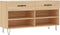 vidaXL - Schoenenbank - 102x35x55 - cm - bewerkt - hout - sonoma - eikenkleurig