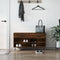 vidaXL - Schoenenbank - 102x35x55 - cm - bewerkt - hout - sonoma - eikenkleurig