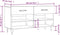 vidaXL - Schoenenbank - 102x35x55 - cm - bewerkt - hout - sonoma - eikenkleurig