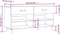 vidaXL - Schoenenbank - 102x35x55 - cm - bewerkt - hout - sonoma - eikenkleurig