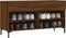 vidaXL - Schoenenbank - 102x35x55 - cm - bewerkt - hout - sonoma - eikenkleurig