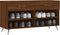 vidaXL - Schoenenbank - 102x35x55 - cm - bewerkt - hout - sonoma - eikenkleurig