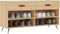 vidaXL - Schoenenbank - 102x35x55 - cm - bewerkt - hout - sonoma - eikenkleurig