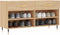 vidaXL - Schoenenbank - 102x35x55 - cm - bewerkt - hout - sonoma - eikenkleurig