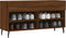 vidaXL - Schoenenbank - 102x35x55 - cm - bewerkt - hout - sonoma - eikenkleurig