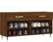 vidaXL - Schoenenbank - 102x35x55 - cm - bewerkt - hout - sonoma - eikenkleurig