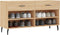 vidaXL - Schoenenbank - 102x35x55 - cm - bewerkt - hout - sonoma - eikenkleurig