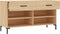 vidaXL - Schoenenbank - 102x35x55 - cm - bewerkt - hout - sonoma - eikenkleurig
