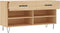 vidaXL - Schoenenbank - 102x35x55 - cm - bewerkt - hout - sonoma - eikenkleurig