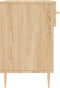 vidaXL - Schoenenbank - 102x35x55 - cm - bewerkt - hout - sonoma - eikenkleurig