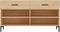 vidaXL - Schoenenbank - 102x35x55 - cm - bewerkt - hout - sonoma - eikenkleurig
