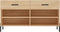 vidaXL - Schoenenbank - 102x35x55 - cm - bewerkt - hout - sonoma - eikenkleurig
