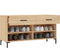 vidaXL - Schoenenbank - 102x35x55 - cm - bewerkt - hout - sonoma - eikenkleurig
