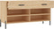 vidaXL - Schoenenbank - 102x35x55 - cm - bewerkt - hout - sonoma - eikenkleurig