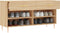 vidaXL - Schoenenbank - 102x35x55 - cm - bewerkt - hout - sonoma - eikenkleurig
