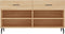 vidaXL - Schoenenbank - 102x35x55 - cm - bewerkt - hout - sonoma - eikenkleurig