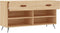 vidaXL - Schoenenbank - 102x35x55 - cm - bewerkt - hout - sonoma - eikenkleurig