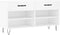 vidaXL - Schoenenbank - 102x35x55 - cm - bewerkt - hout - wit