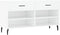 vidaXL - Schoenenbank - 102x35x55 - cm - bewerkt - hout - wit