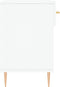 vidaXL - Schoenenbank - 102x35x55 - cm - bewerkt - hout - wit