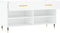 vidaXL - Schoenenbank - 102x35x55 - cm - bewerkt - hout - wit