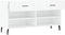vidaXL - Schoenenbank - 102x35x55 - cm - bewerkt - hout - wit