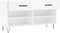 vidaXL - Schoenenbank - 102x35x55 - cm - bewerkt - hout - wit