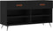 vidaXL - Schoenenbank - 102x35x55 - cm - bewerkt - hout - zwart