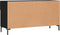 vidaXL - Schoenenbank - 102x35x55 - cm - bewerkt - hout - zwart
