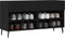 vidaXL - Schoenenbank - 102x35x55 - cm - bewerkt - hout - zwart