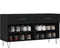 vidaXL - Schoenenbank - 102x35x55 - cm - bewerkt - hout - zwart