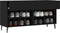 vidaXL - Schoenenbank - 102x35x55 - cm - bewerkt - hout - zwart