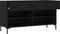 vidaXL - Schoenenbank - 102x35x55 - cm - bewerkt - hout - zwart