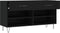 vidaXL - Schoenenbank - 102x35x55 - cm - bewerkt - hout - zwart