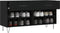 vidaXL - Schoenenbank - 102x35x55 - cm - bewerkt - hout - zwart